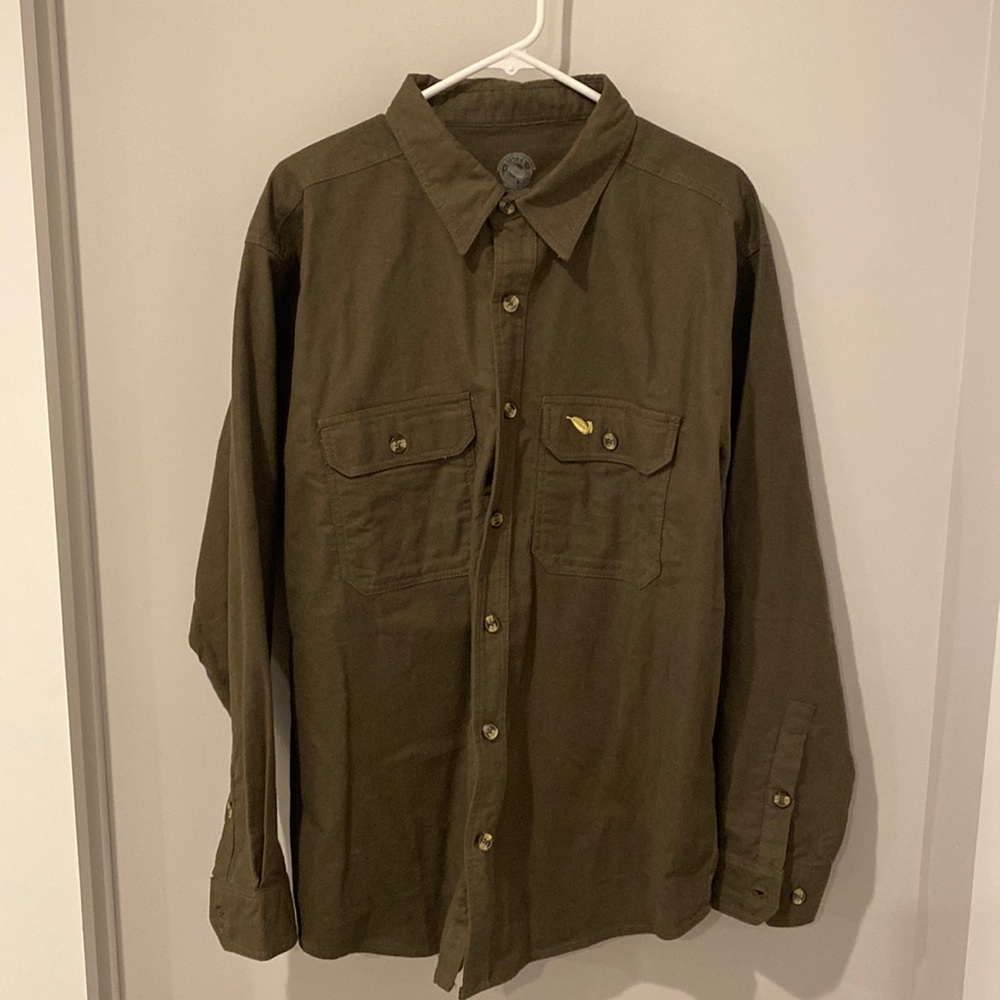 Mack’s Prairie Wings (MPW) brand Heavy Cotton Chamois Shirt, Size XL, worn once